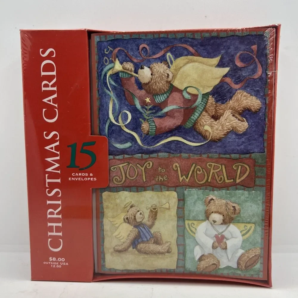 New Christmas Cards Happy Holidays Joy To The World 15 Cards And Envelopes‎
